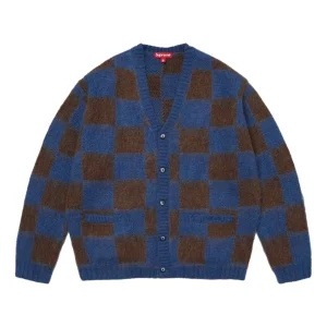 Supreme SS26 Checkerboard Cardigan 'Blue' SUP-SS26-307-BLU