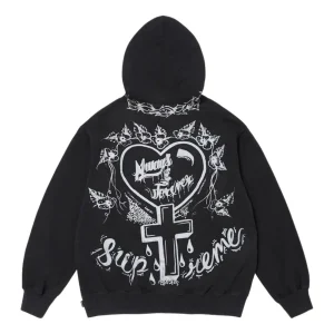 Supreme FW26 Forever Hooded Sweatshirt 'Black' SUP-FW26-012-BLK