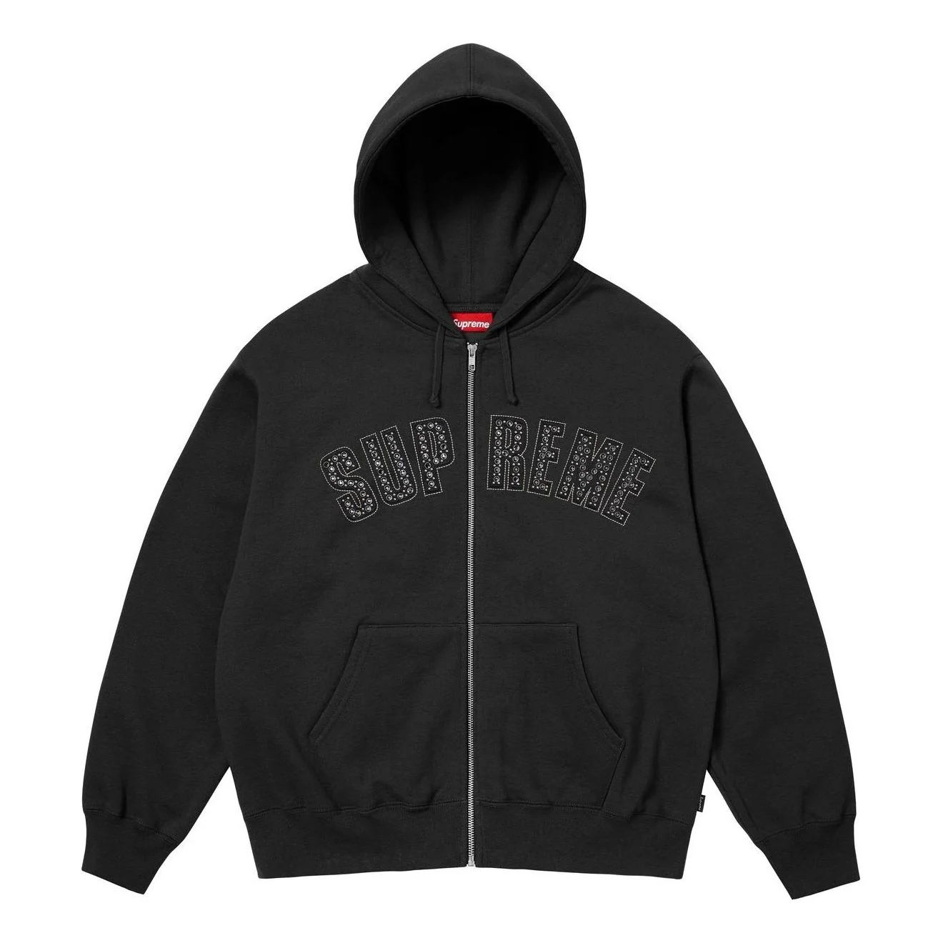 Supreme x B.B. Simon Zip Up Hooded Sweatshirt 'Black' SS25SW50-BLACK