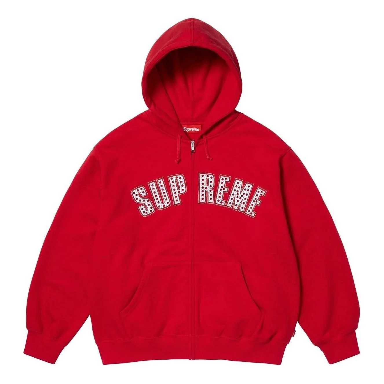 Supreme x B.B. Simon Zip Up Hooded Sweatshirt 'Red' SS25SW50-RED