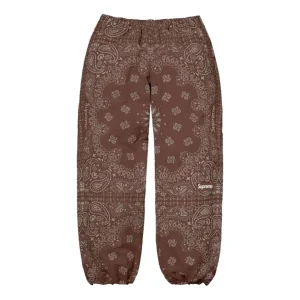 Supreme SS26 Reflective Bandana Track Pant 'Brown' SUP-SS26-295-BRN