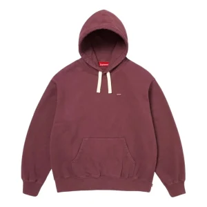 Supreme SS26 Small Box Drawcord Hooded Sweatshirt 'Maroon' SUP-SS26-021-MRN