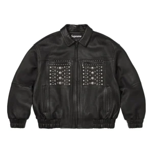 Supreme SS26 Multi Studded Leather Jacket 'Black' SUP-SS26-353-BLK