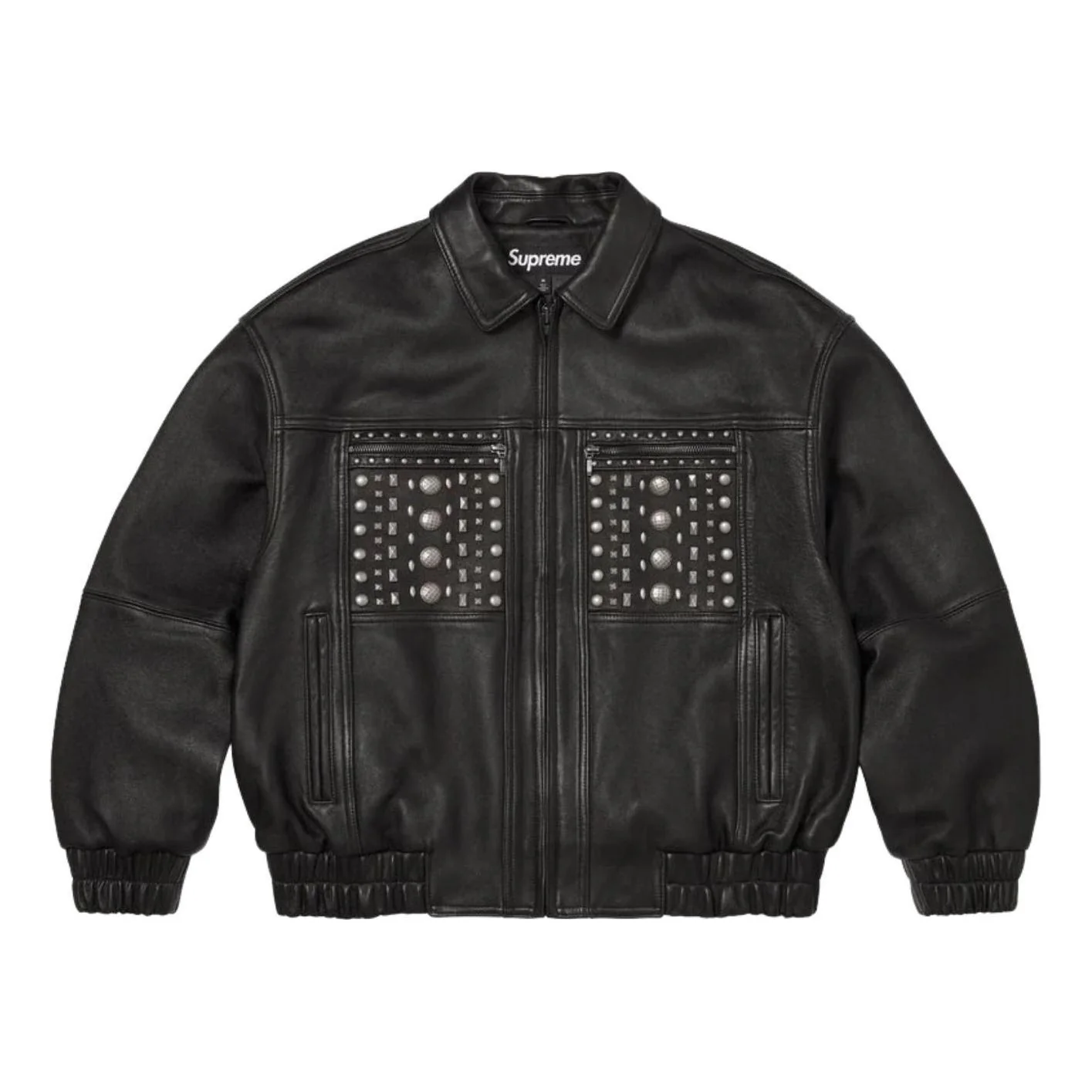 Supreme SS26 Multi Studded Leather Jacket 'Black' SUP-SS26-353-BLK