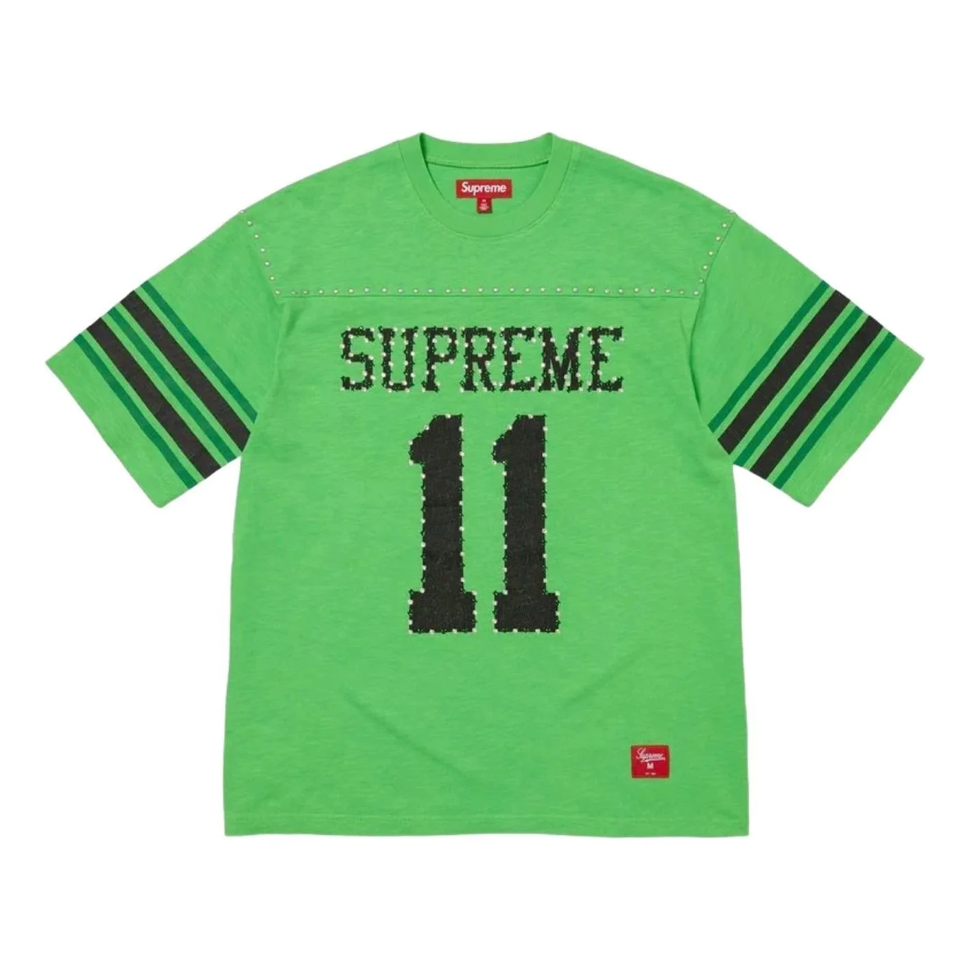 Supreme SS26 Studded S/S Football T-Shirt 'Green' SUP-SS26-012-GRN