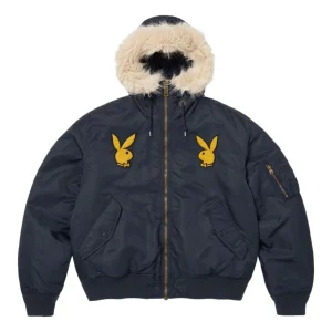 Supreme x Playboy SS26 Hooded MA-1 'Navy' SUP-SS26-052-NVY