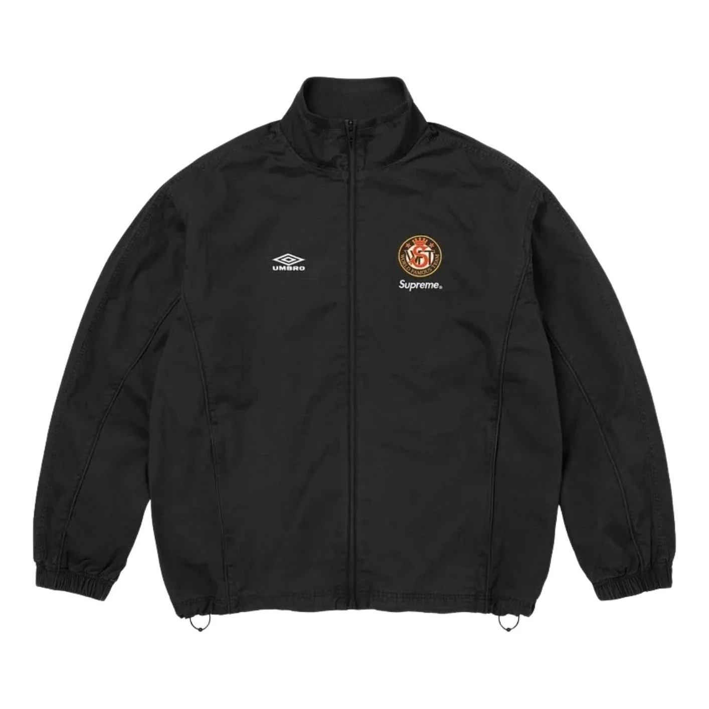 Supreme x Umbro SS26 Cotton Ripstop Track Jacket 'Black' SUP-SS26-009-BLK