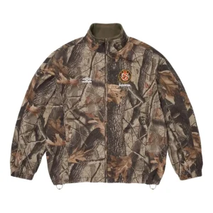 Supreme x Umbro SS26 Cotton Ripstop Track Jacket 'Realtree Hardwoods Camo' SUP-SS26-009-RELTREHRDWODCAMO
