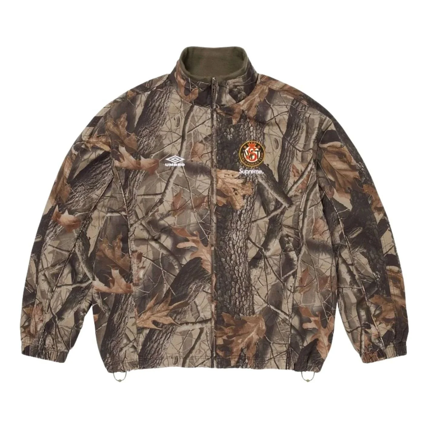Supreme x Umbro SS26 Cotton Ripstop Track Jacket 'Realtree Hardwoods Camo' SUP-SS26-009-RELTREHRDWODCAMO
