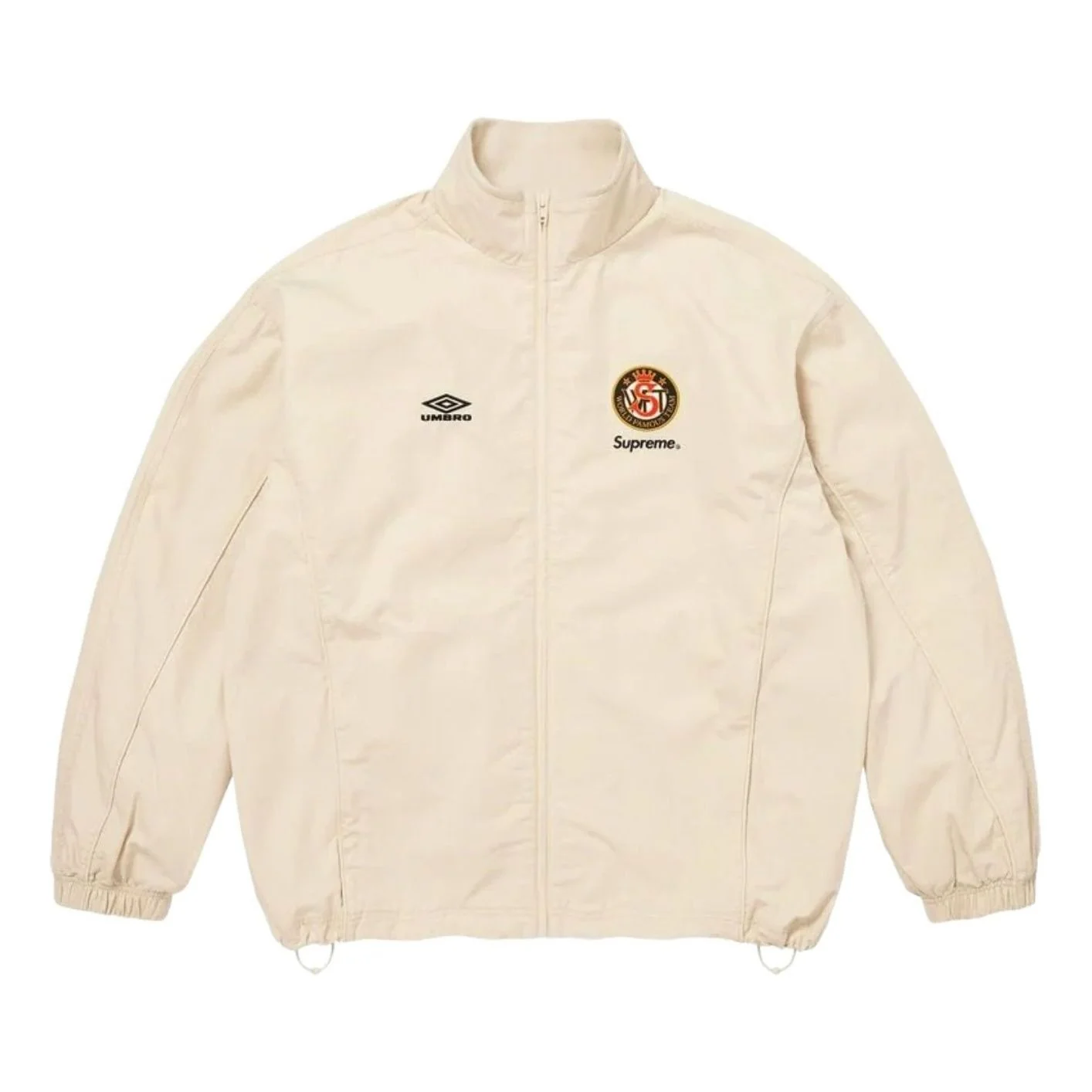 Supreme x Umbro SS26 Cotton Ripstop Track Jacket 'Stone' SUP-SS26-009-STN