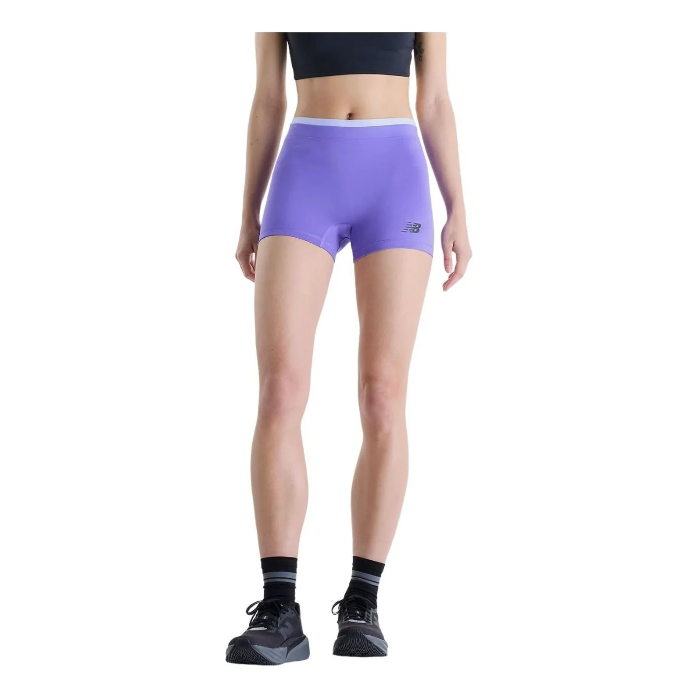 (WMNS) New Balance Fast Days Hot Short Asia Sizing 'Electric Purple' WB61G69KEPU