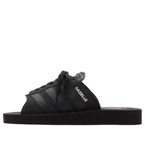 (WMNS) adidas Gazelle Beach Slides Asia Sizing 'Core Black' JQ7423