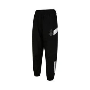 (WMNS) adidas UST Woven Pants Asia Sizing 'Black White' HM5280