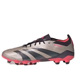adidas Predator Elite Low HG AG 'Platina Metallic Aurora Black Turbo' IH5922